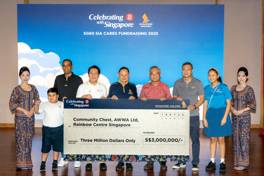 Singapore Airlines Kumpulkan SGD 3 Juta Untuk Lembaga Amal di Singapura Lewat Kampanye SG60 SIA Cares